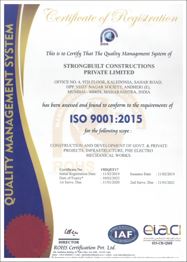 ISO 9001:2015 — Archive · ROHS